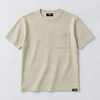 T-shirt gaufré – Bone