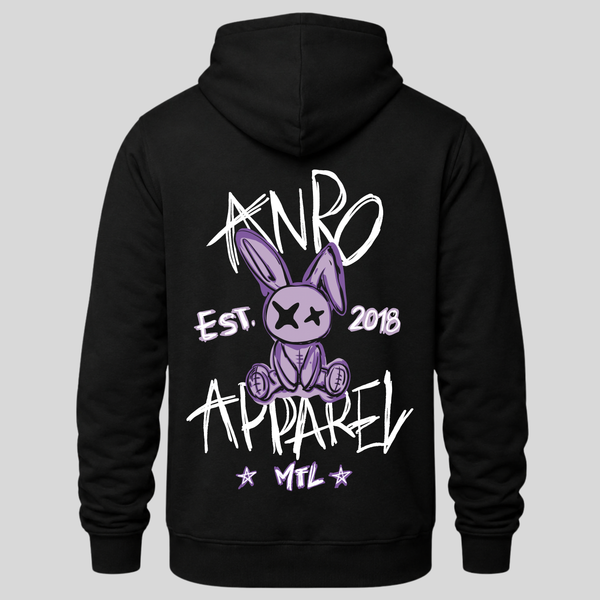 Hoodie noir - Lapin Trashh