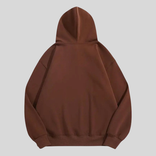 Hoodie doublé 500 GSM - Brun