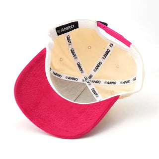 Casquette courbé beige - Rose