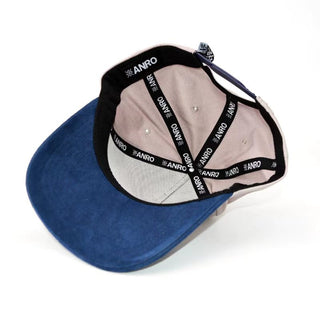 Casquette courbé gris - Suède