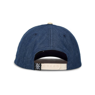 Casquette courbé denim - beige