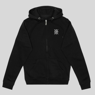 Zip Hoodie unisexe Noir - Original