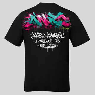 T-Shirt noir - Graffiti
