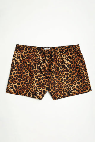 Short de bain léopard Seersucker - Thickems
