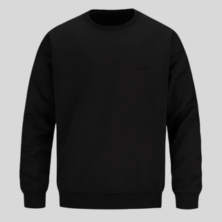 Crewneck Heavyweight 440 GSM – Noir