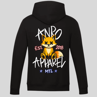 Hoodie noir - Renard Trashh