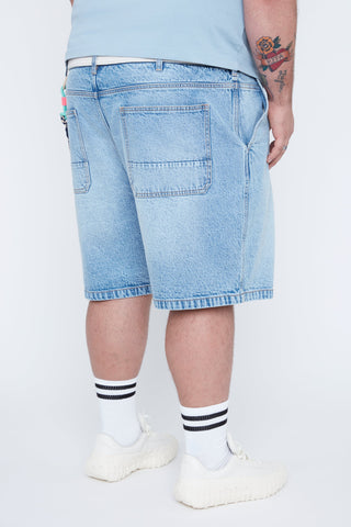 Short en jean extensible bleach - Thickems
