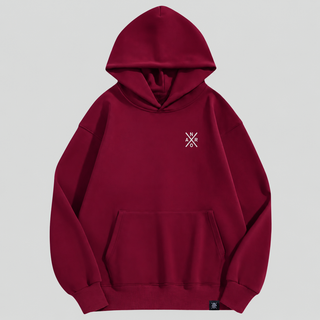 Hoodie doublé 500 GSM - Cherry