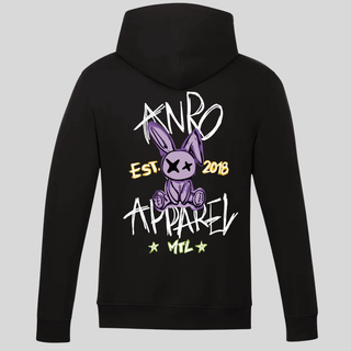 Hoodie noir - Lapin Trashh