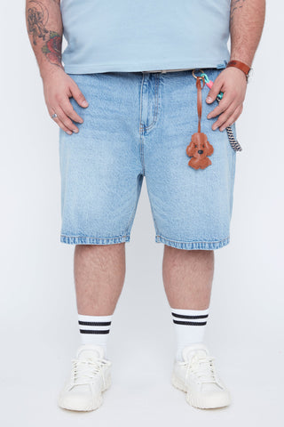 Short en jean extensible bleach - Thickems
