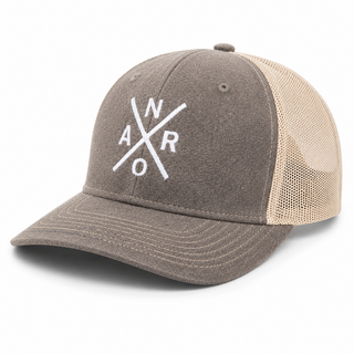Snapback trucker - BRUN VINTAGE