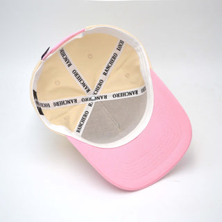 Casquette - Beige et rose