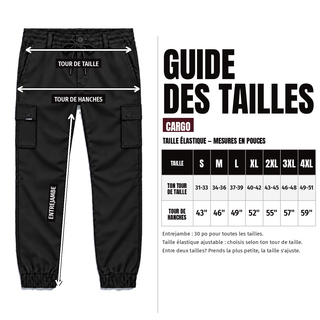 Cargo Jogger extensible - Noir