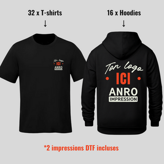 Combo 32 T-shirts 16 Hoodies