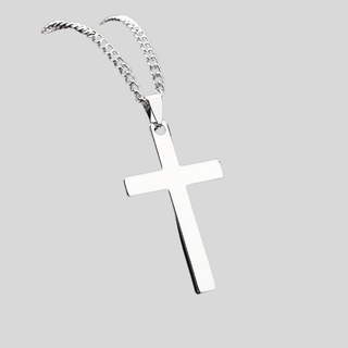 Chaîne avec pendentif croix Argent