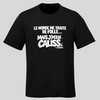 T-shirt noir - Santé mentale folle