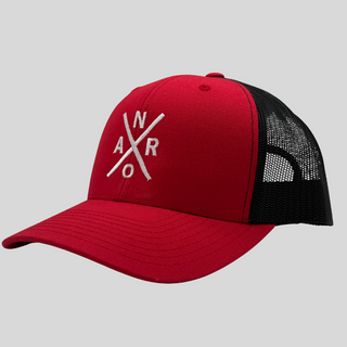 Snapback trucker - rouge