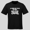 T-shirt noir - Santé mentale fou