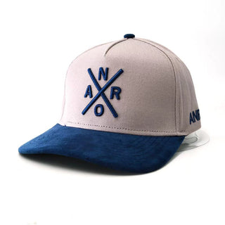 Casquette courbé gris - Suède