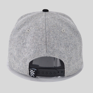 Casquette laine grise