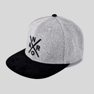 Casquette laine grise
