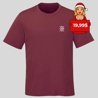 T-shirt burgundy
