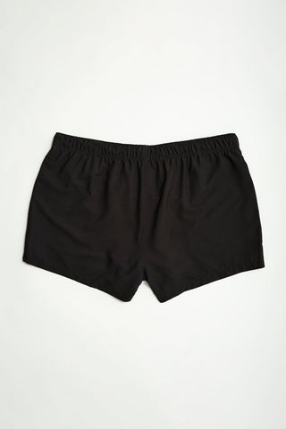 Short de bain noir Seersucker - Thickems