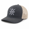 Snapback trucker - NOIR VINTAGE