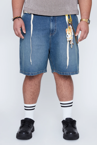 Short en jean extensible Indigo - Thickems