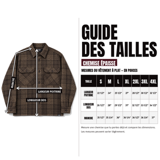 Chemise épaisse – Chocolat