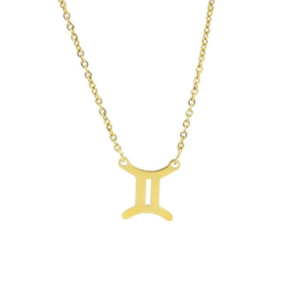 Chaîne avec pendentif signe astrologique