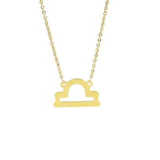 Chaîne avec pendentif signe astrologique