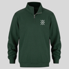 1/4 Zip Sweatshirt - Vert Forest