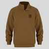 1/4 Zip Sweatshirt - Caramel