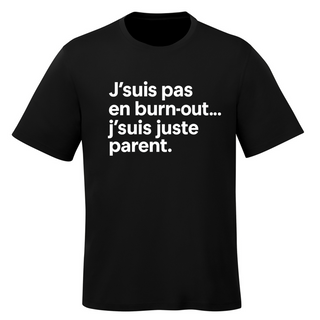 T-shirt noir - Parents