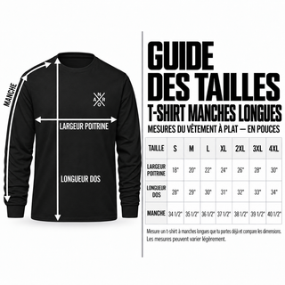 Chandail à manches longues – Navy