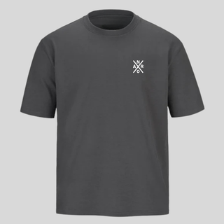 T-shirt 280 GSM charcoal oversize