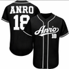 Jersey Baseball ANRO Noir/Blanc – Édition Limitée