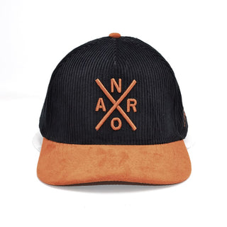 Casquette courbé noir corduroy - Suède