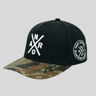Casquette courbé noir  - Camo