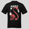 T-Shirt noir - Flamingo