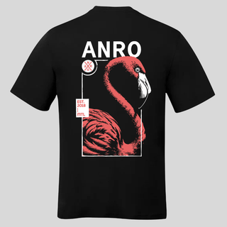 T-Shirt noir - Flamingo