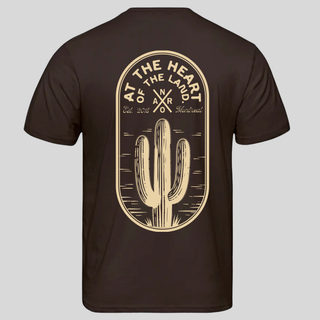 T-shirt brun -  Cactus